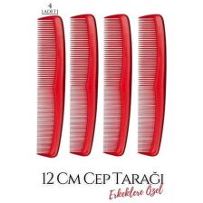 Modacar 12 cm Erkek Cep Tarağı 4 Adet