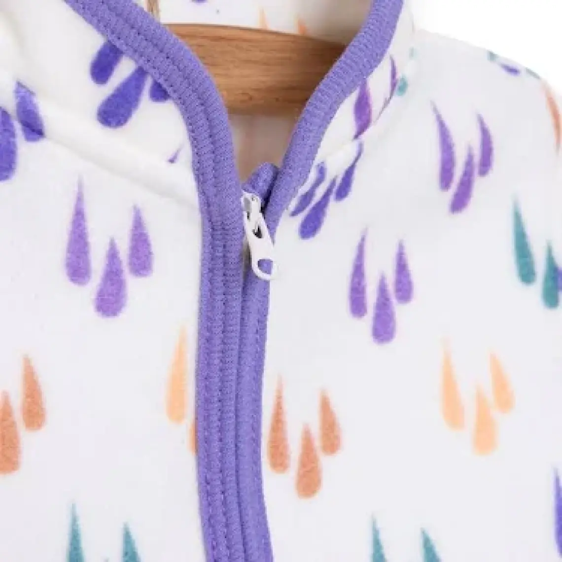 HelloBaby HelloBaby Basic Metraj Baskılı Polar Hırka Kız Bebek