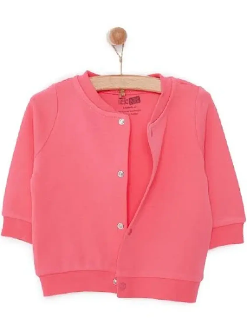 HelloBaby HelloBaby Basic Ribanalı Hırka Kız Bebek