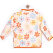 HelloBaby Basic Metraj Baskılı Polar Hırka Kız Bebek