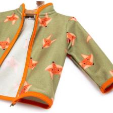 HelloBaby Basic Metraj Baskılı Polar Hırka Erkek Bebek
