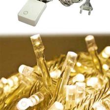 100 Ledli 10m Gün ışığı 8 Farklı Fonksiyonlu Fişli Led, Dekor Lambası