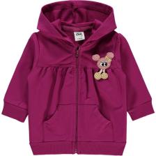 Civil Baby Kız Bebek Kapüşonlu Hırka 6-18 Ay Mor