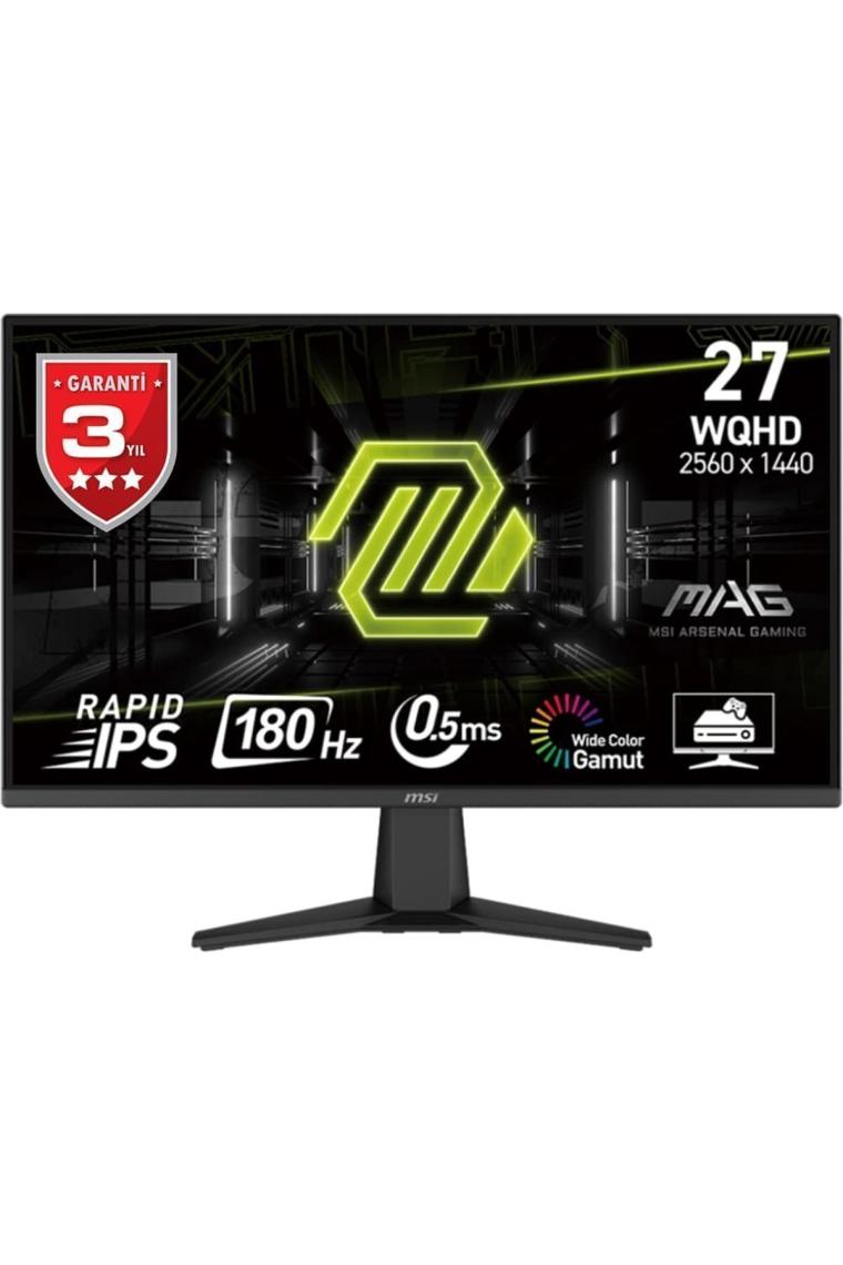 MSI 27" Mag 275QF 2560X1440(WQHD) IPS 180HZ 0,5ms Gaming Monitor