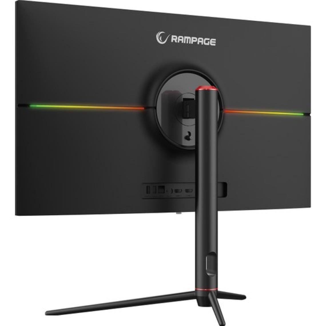 Rampage Glacier GL27R180Q 27 180Hz 1ms Auo IPS Qhd 2k Adaptivesync Rgb Pivot Siyah Flat Oyuncu Monitörü