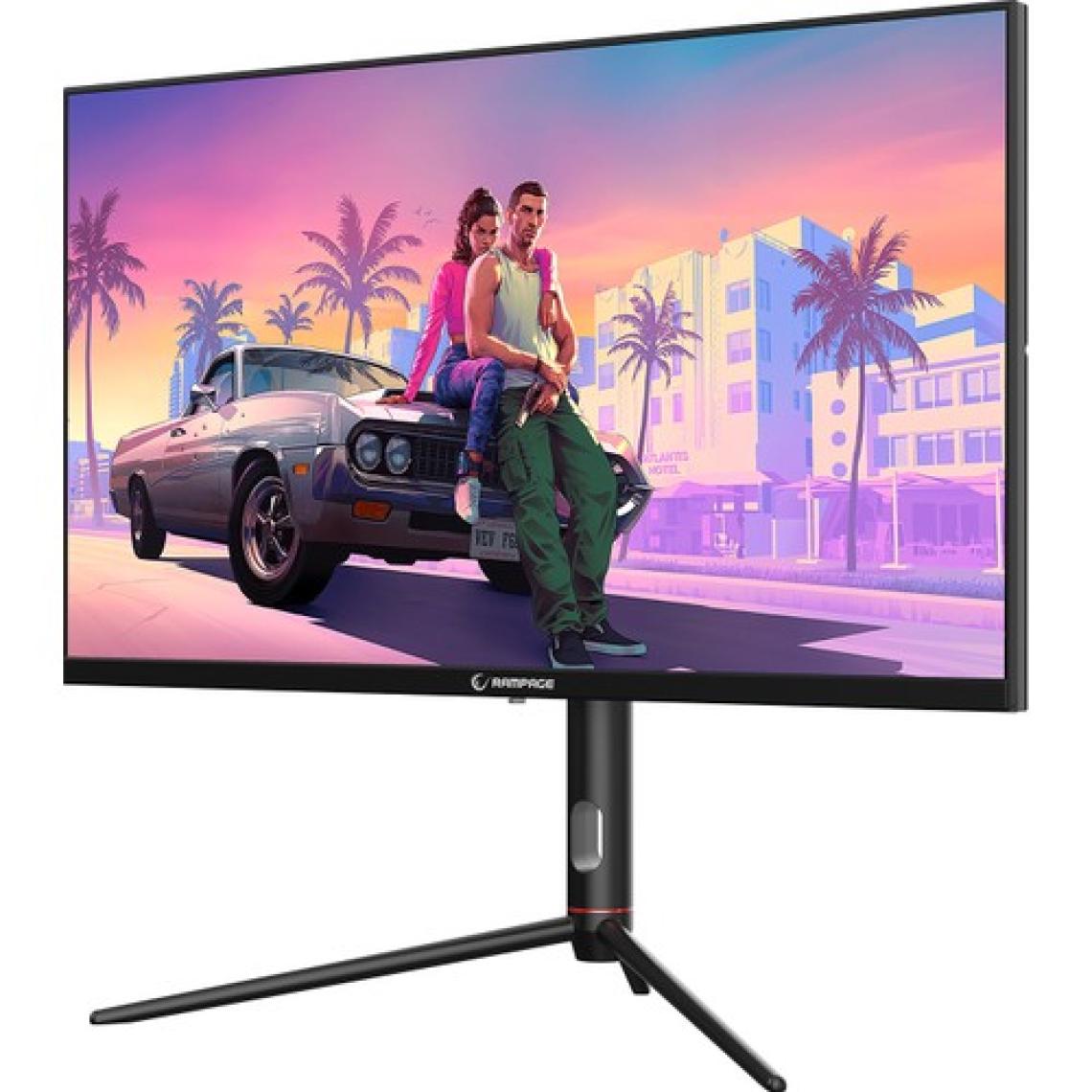Rampage Glacier GL27R180Q 27 180Hz 1ms Auo IPS Qhd 2k Adaptivesync Rgb Pivot Siyah Flat Oyuncu Monitörü