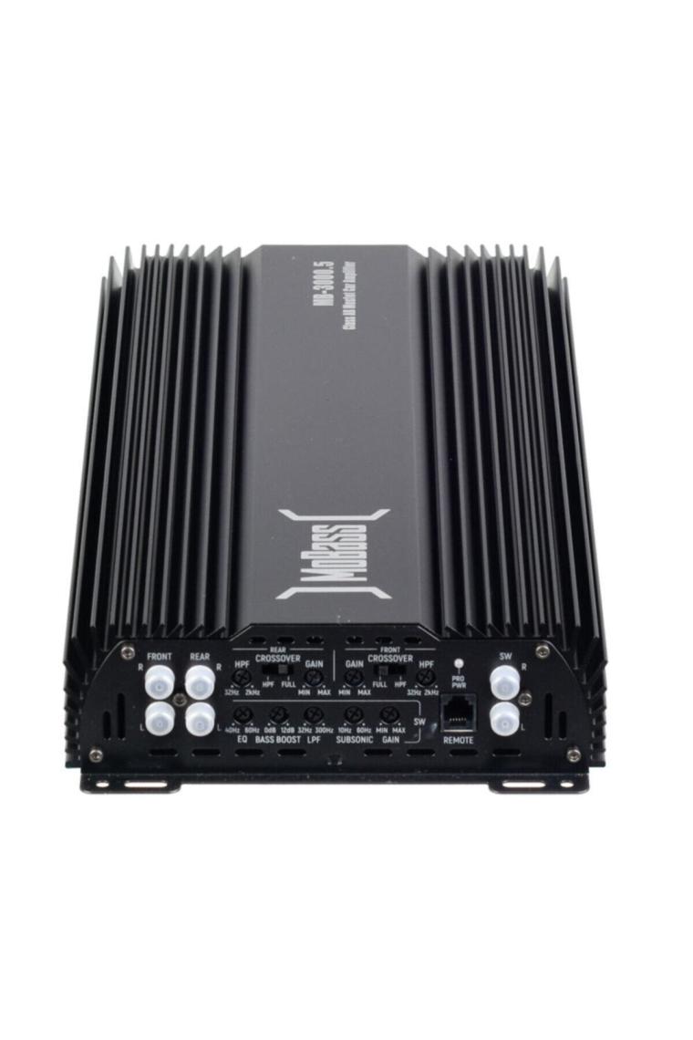 5 Kanal 130wx4ch 350w Rms Bass Kontrollü Oto Amfi Mb-3000.5 Mobas Mb 3000 Anfi