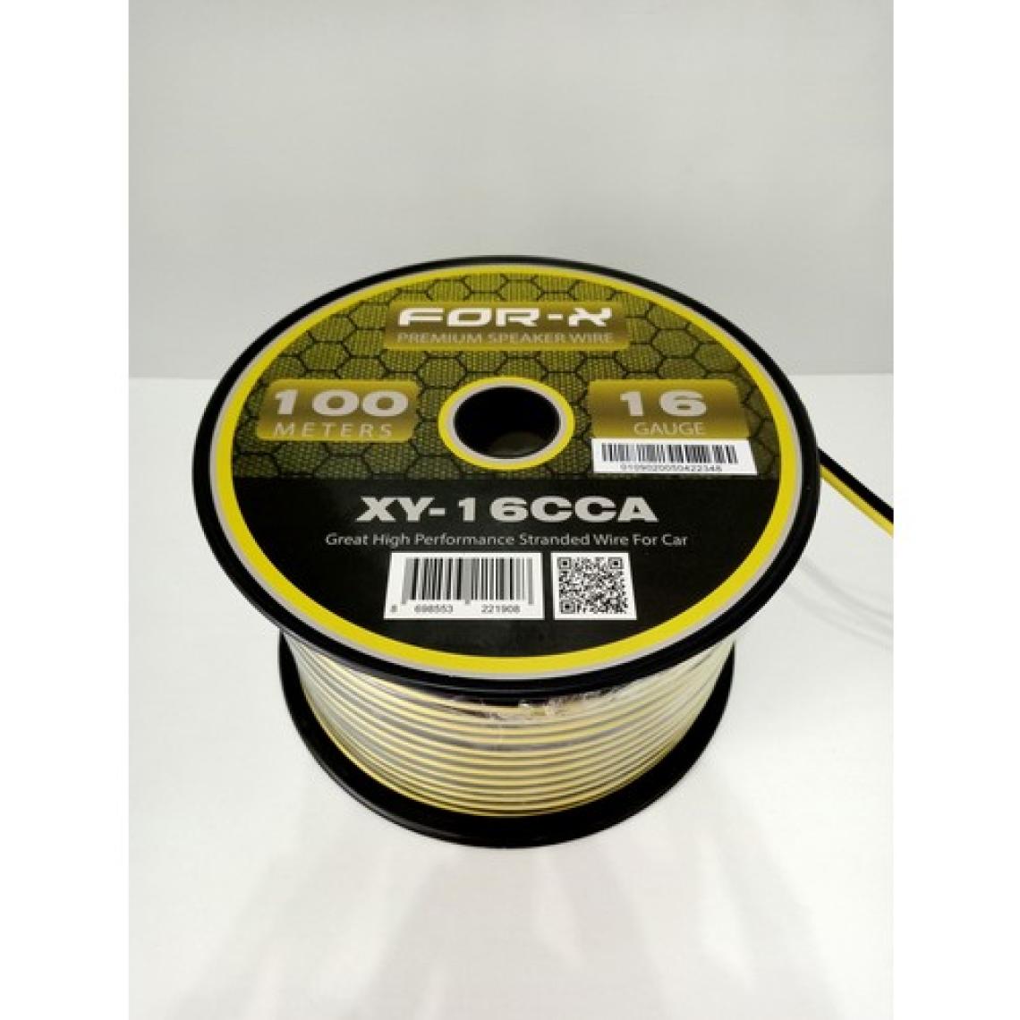 For-x 16GA Bass ve Hoparlör Kablosu - Xy-16 Cca Amfi Bass Kablosu 16GA - 5 Metre