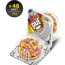 Puf Renkli Bisküvi 18 g x 48 Adet