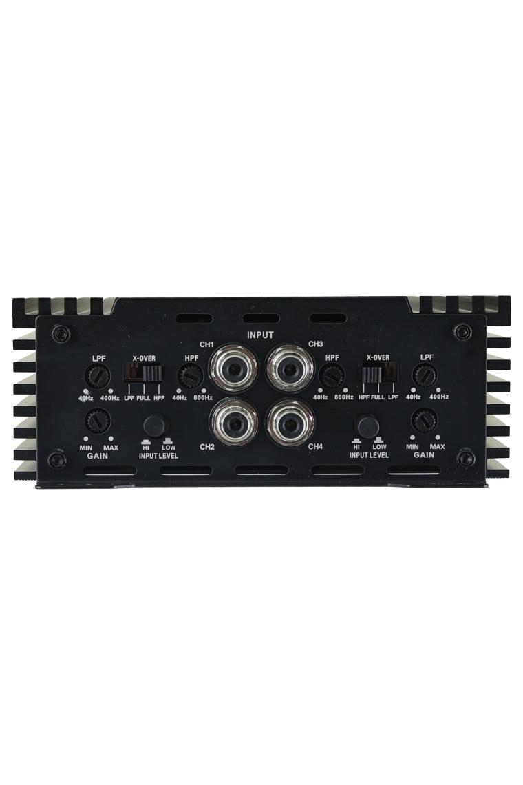 Reiss RS-P4200.4 4kanal Efsane Seri Oto Amfi Anfi 4ch-4 Ohm 200W-RMS 4 Ohm Brıdged 2CHX600W