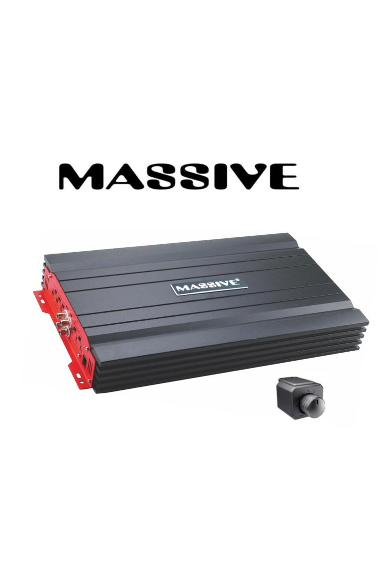 Massive MS-J3000.4D 4 Kanal 4ohm 4X150W-2OHM 4X225W-4OHM 2X400W Rms Mini Oto Amfi