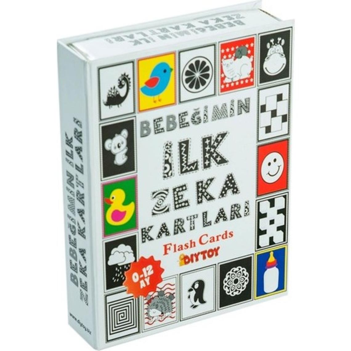 Diy-Toy 4'lü Eğitim Seti (İlk 50 Sözcük + İlk 50 Hayvan + İlk 50 Sebze  Meyve + Bebeğimin İlk Zeka Kartları)