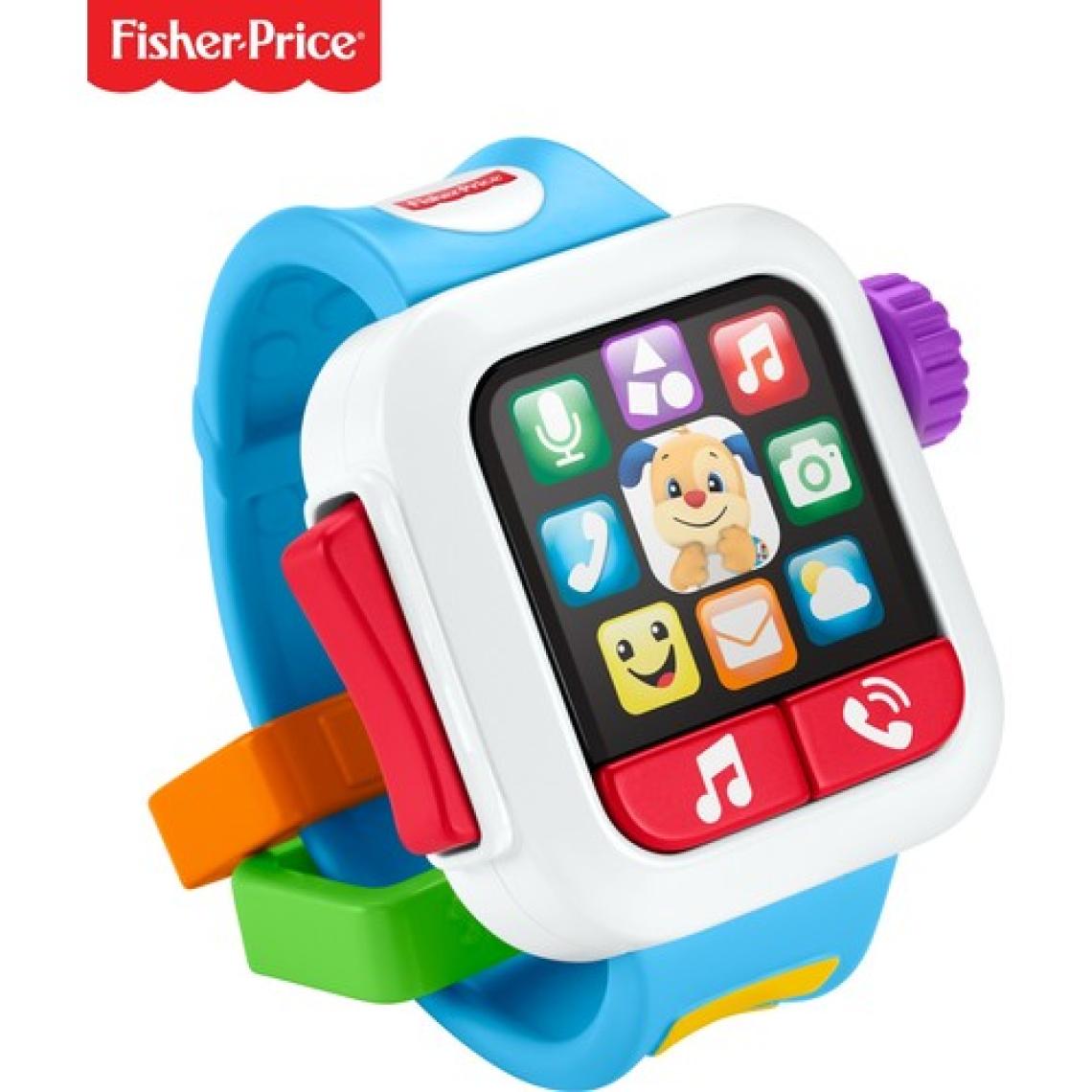 Fisher-Price Eğlen & Öğren Akıllı Saat (Türkçe ve İngilizce), Müzikli Bebek Oyuncağı GMM53