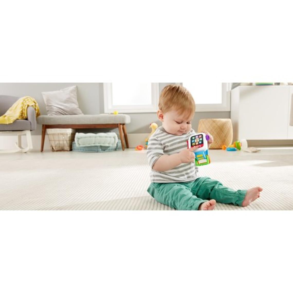 Fisher-Price Eğlen & Öğren Akıllı Saat (Türkçe ve İngilizce), Müzikli Bebek Oyuncağı GMM53