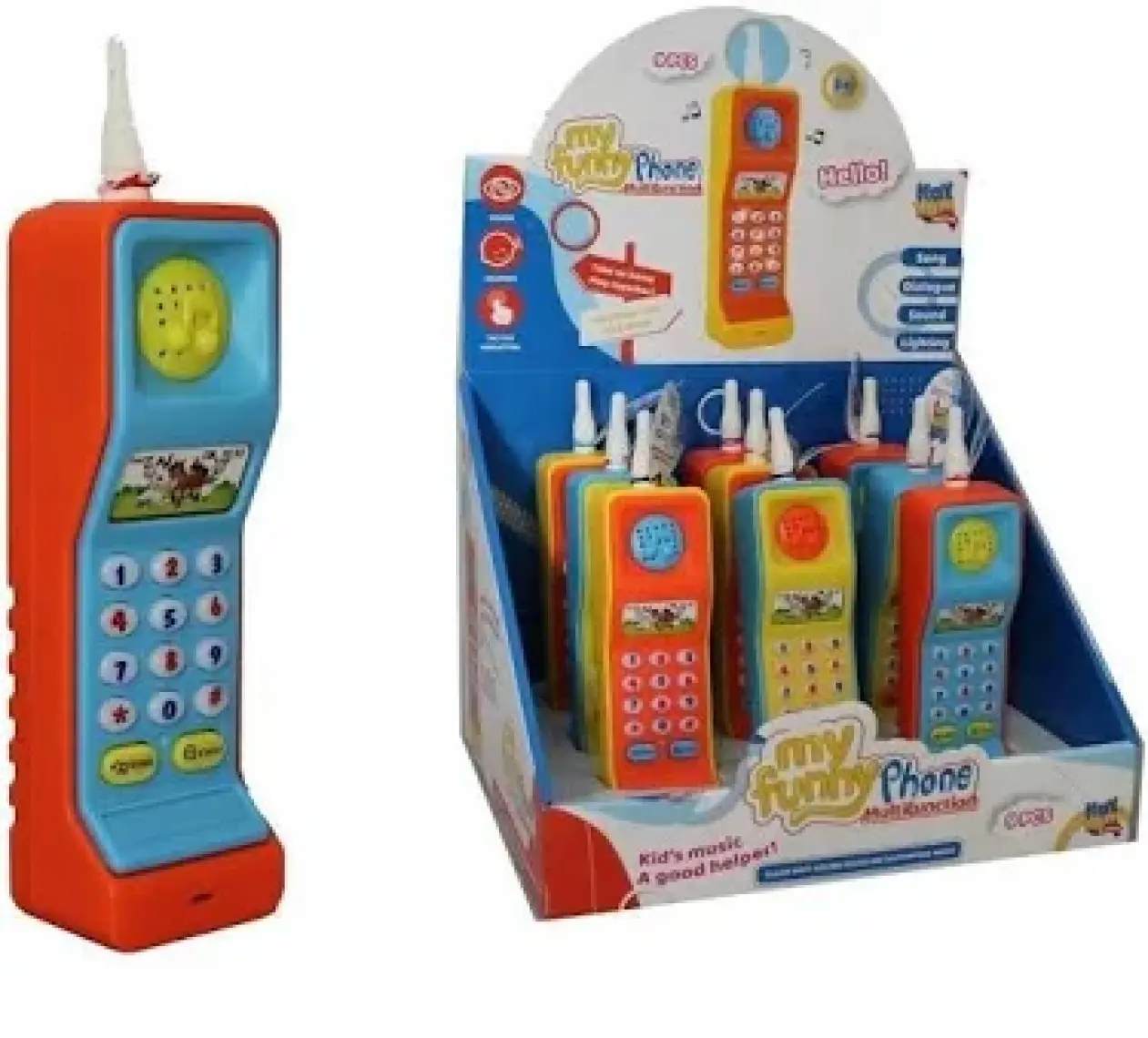 Kayyum Sesli Işıklı Eğitici Telefon