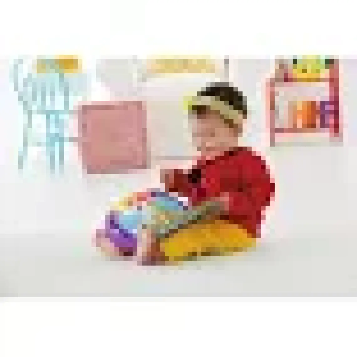 Fisher-Price Eğitici Hikaye Kitabı - Eğlenerek Öğrenin, Işıklı ve Sesli, İnce Motor Becerilerini Geliştirir, Güvenli Kullanım Özellikleriyle