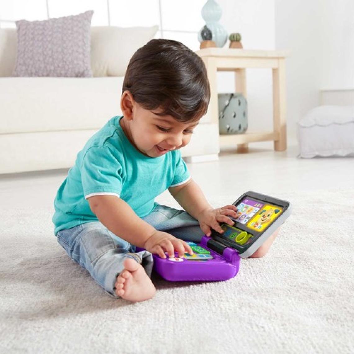 Fisher-Price Eğlen & Öğren İlk Dizüstü Bilgisayarım (Türkçe), Renkleri, Şekilleri, Alfabeyi ve Daha Fazlasını Tanıtır FXK41