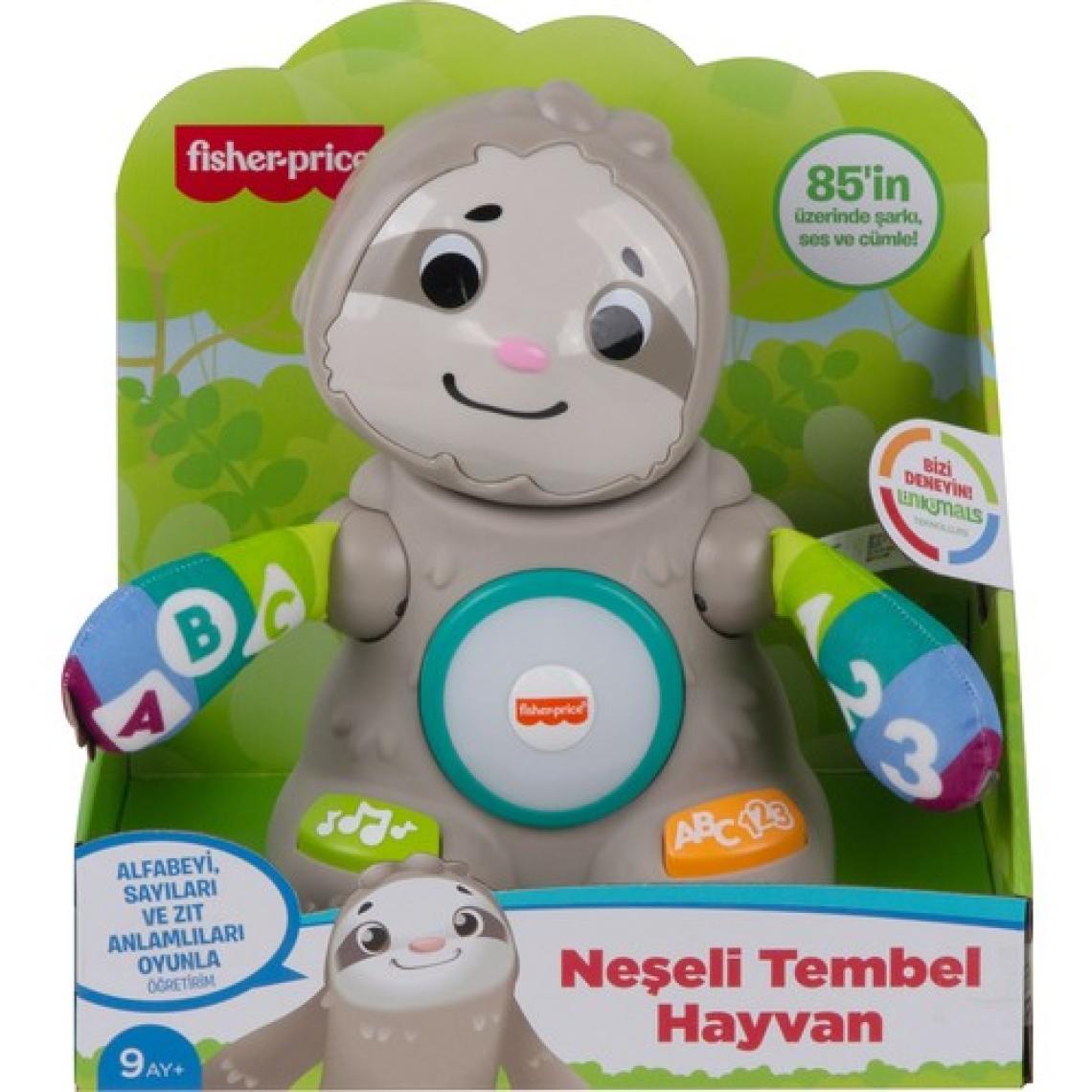 Fisher-Price Linkimals - Neşeli Tembel Hayvan - Türkçe; 9 aylık; GHY93