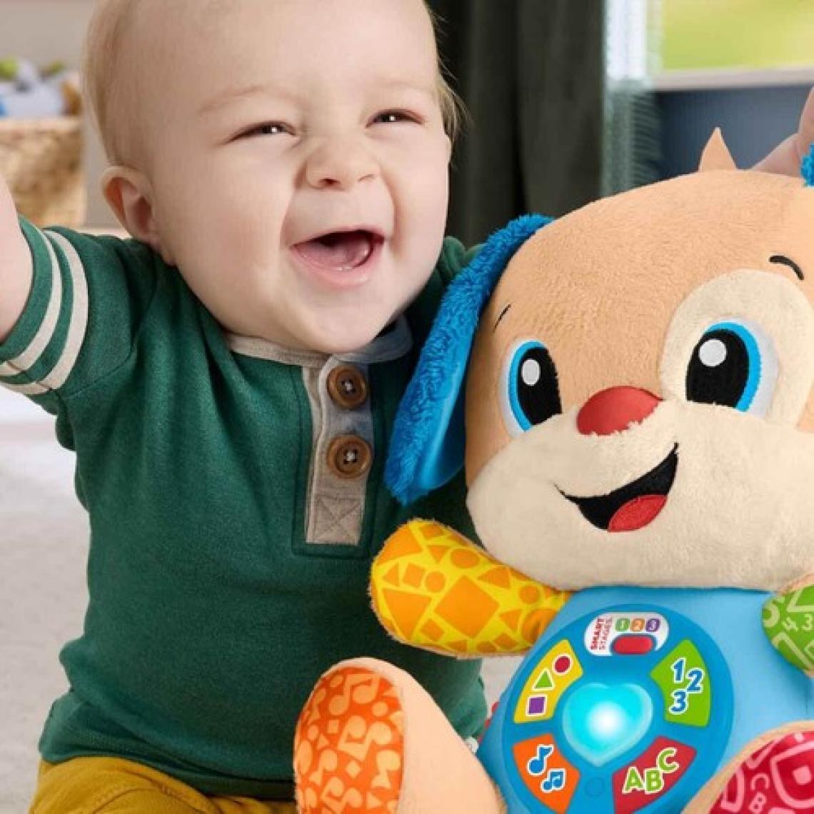Fisher-Price Türkçe Konuşan Eğitici Peluş Köpek - Montessori Uyumlu Etkileşimli Oyuncak, Erken Öğrenme ve Gelişim Desteği