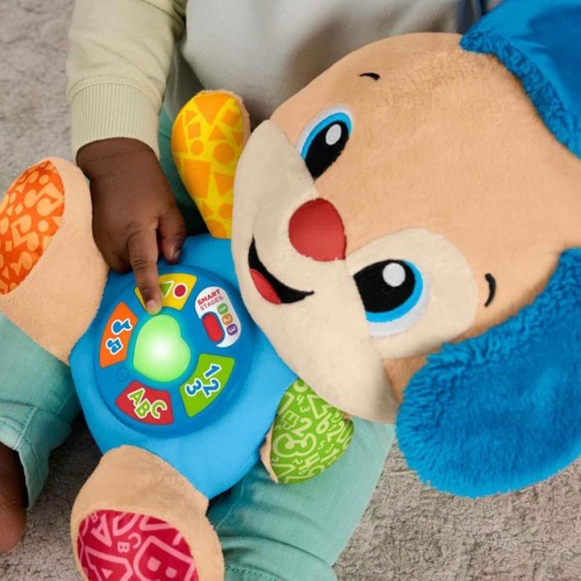 Fisher-Price Türkçe Konuşan Eğitici Peluş Köpek - Montessori Uyumlu Etkileşimli Oyuncak, Erken Öğrenme ve Gelişim Desteği