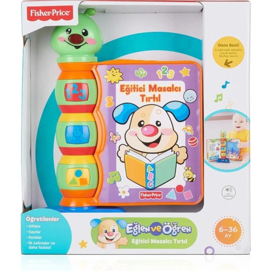 Fisher-Price Eğlen&Öğren Eğitici Masalcı Tırtıl (Türkçe); 6 aylık; N3835