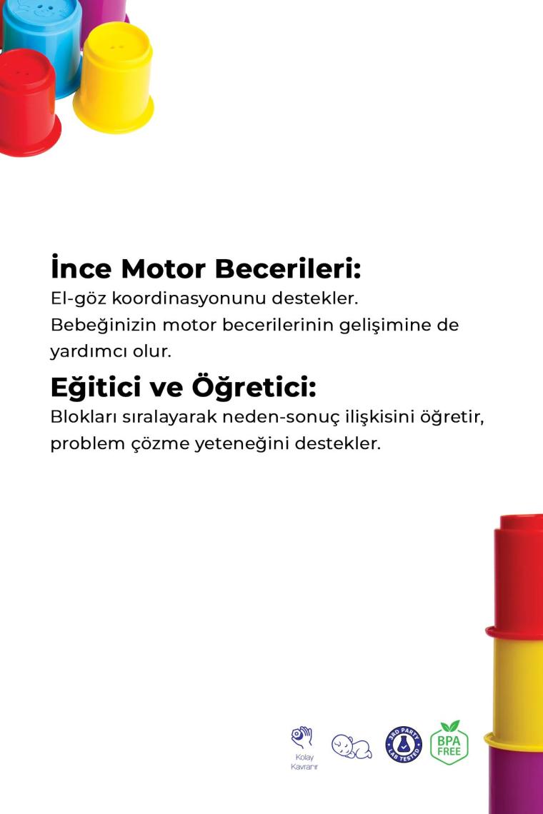 Kiki-Sevimli Kule Eğitici Oyuncak