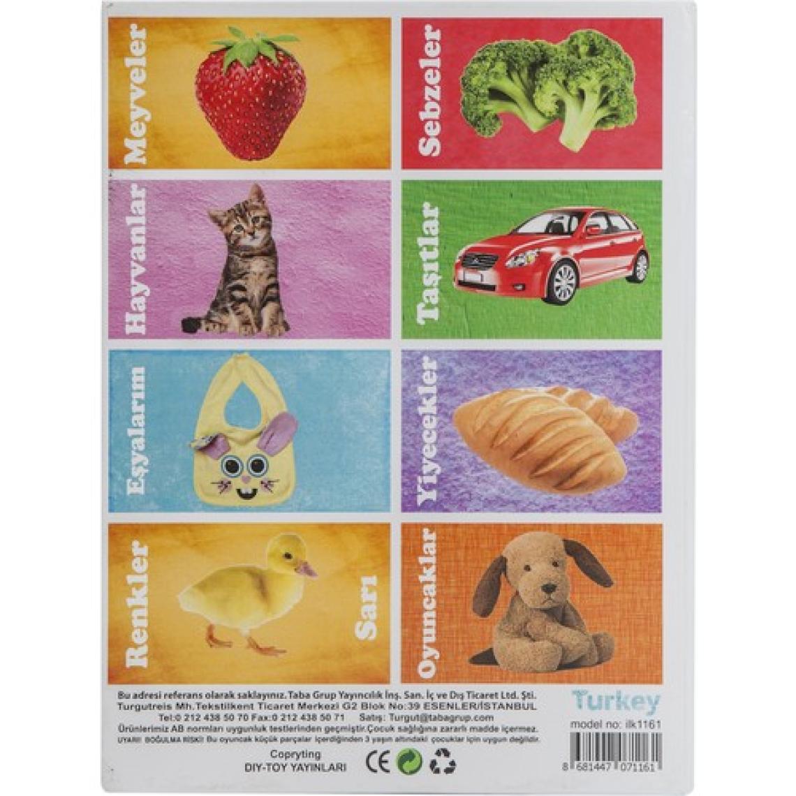 Diytoy 1161 Flash Card İlk 50 Sözcük