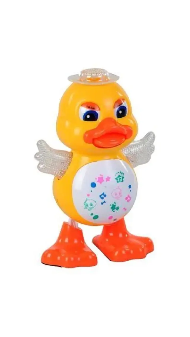 Can Ali Toys  Pilli Işıklı Müzikli Danscı Ördek Oyuncak
