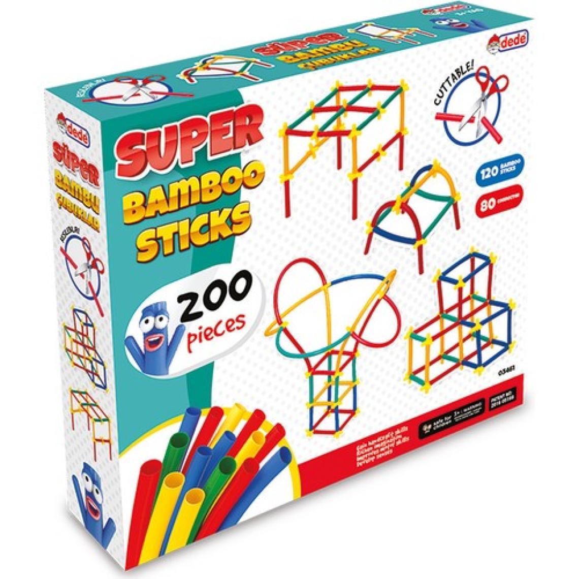 Dede Süper Bambu Çubuklar 200 Parça