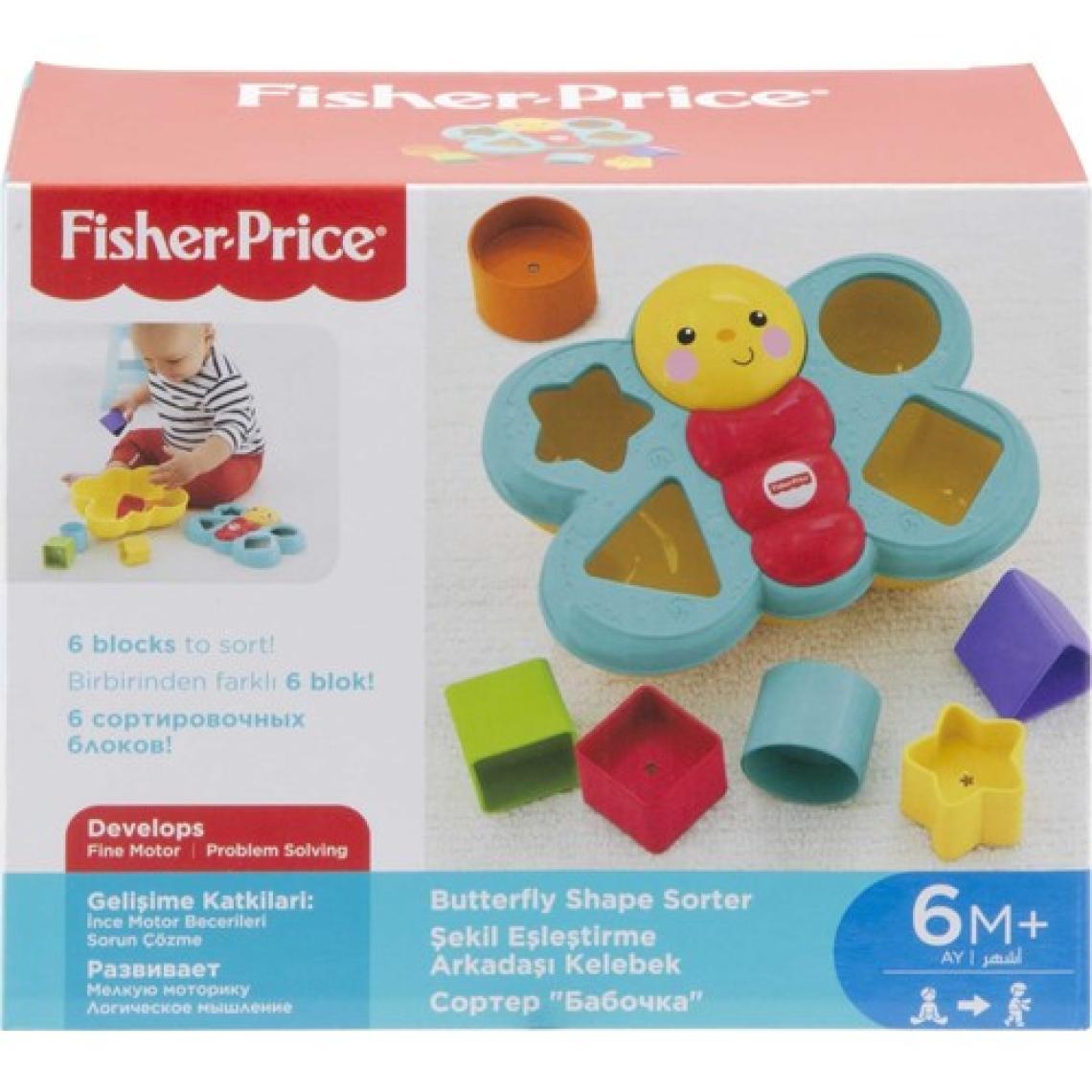 Fisher-Price Şekil Eşleştirme Arkadaşı Kelebek Fisher Price CDC22