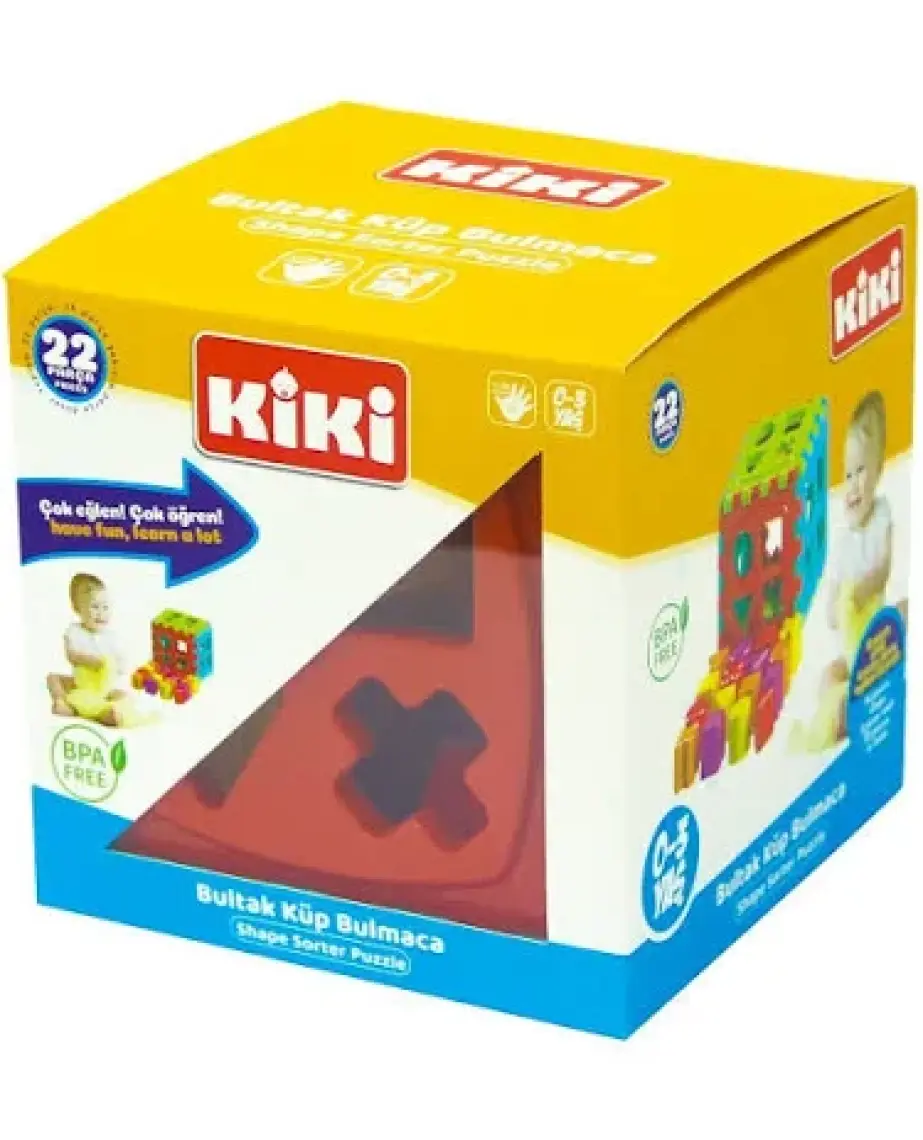 Kiki Eğitici Bul-Tak Küp