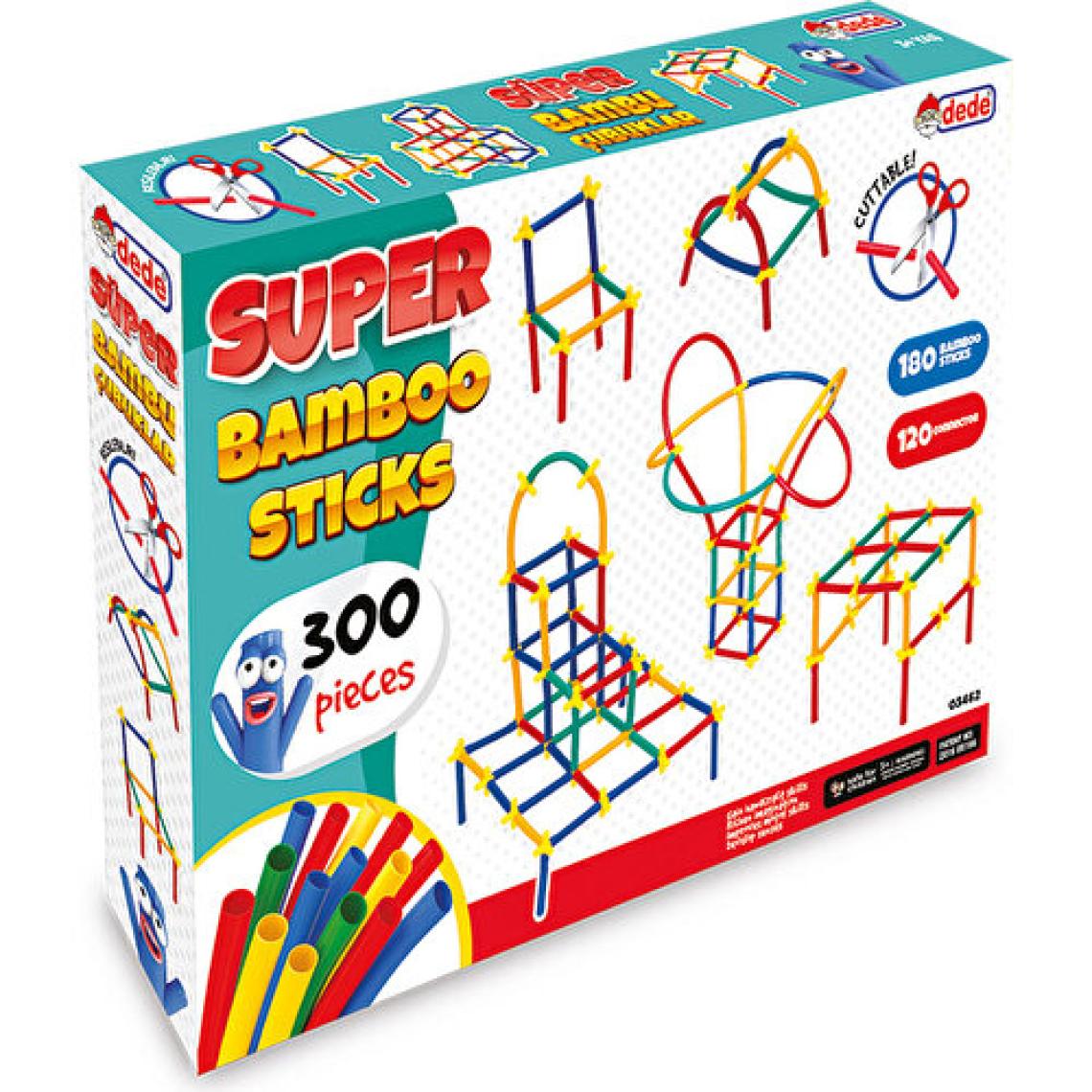 Dede Süper Bambu Çubuklar 300 Parça 03462