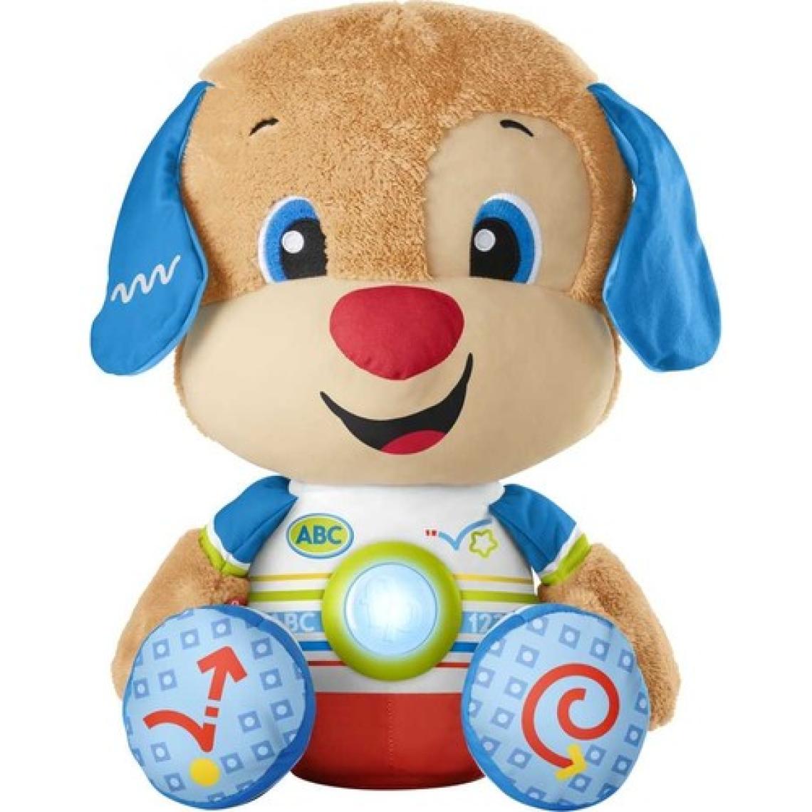 Fisher-Price Eğlen Ve Öğren Eğitici Büyük Köpekçik - Türkçe, Eğitici İçerikleriyle Müzikli Büyük Pelüş Oyuncak, 18-36 Aylık Çocuklar İçin Hhh11