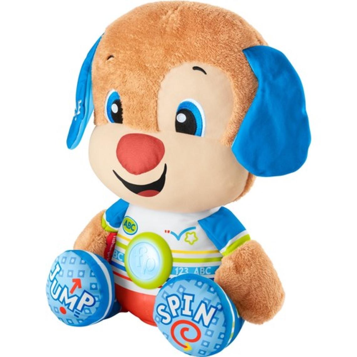 Fisher-Price Eğlen Ve Öğren Eğitici Büyük Köpekçik - Türkçe, Eğitici İçerikleriyle Müzikli Büyük Pelüş Oyuncak, 18-36 Aylık Çocuklar İçin Hhh11