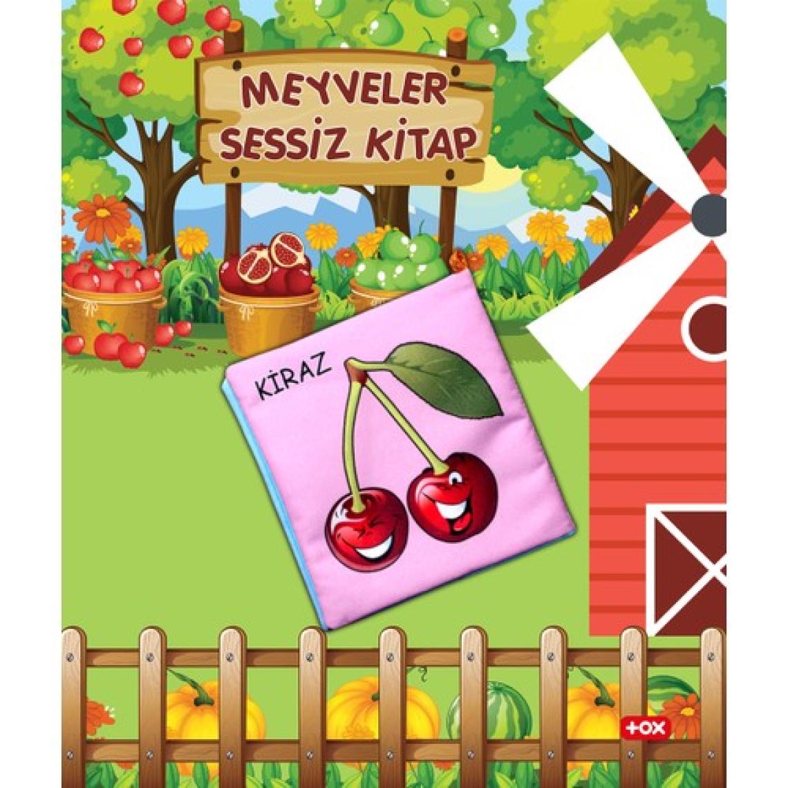 Tox Meyveler Kumaş Sessiz Kitap - Bez Kitap