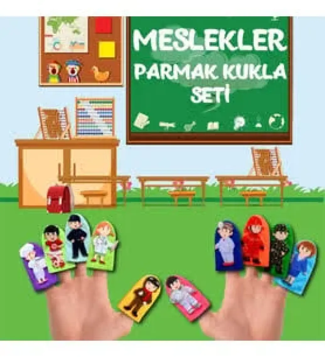 Tox Meslekler 10 Parça Parmak Kukla T761