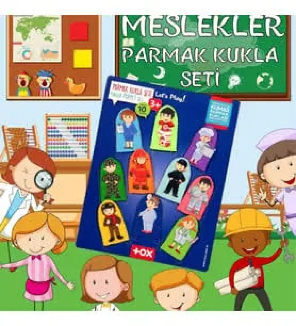 Tox Meslekler 10 Parça Parmak Kukla T761