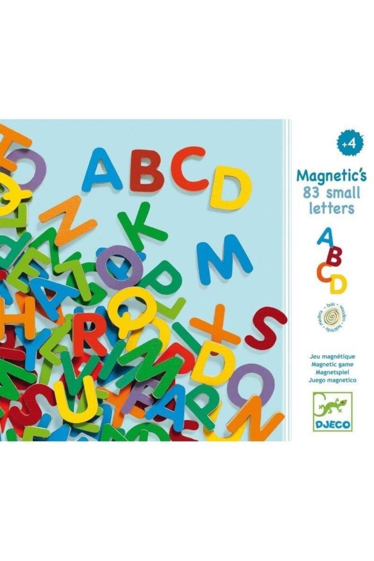 Djeco Mıknatıslı Oyunlar - 83 Small Magnetic Letters