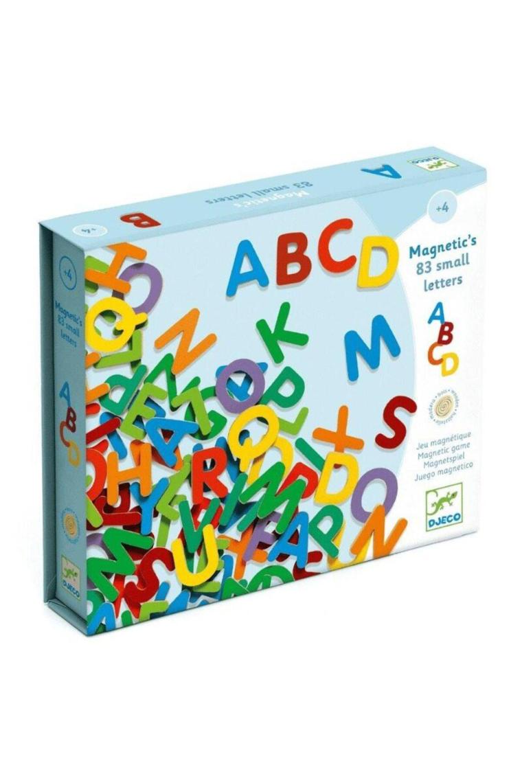 Djeco Mıknatıslı Oyunlar - 83 Small Magnetic Letters
