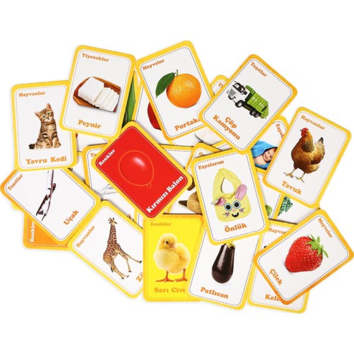 Diytoy Flash Cards İlk 50 Sözcük + Bebeğimin İlk Zeka Kartları 2'Li Set