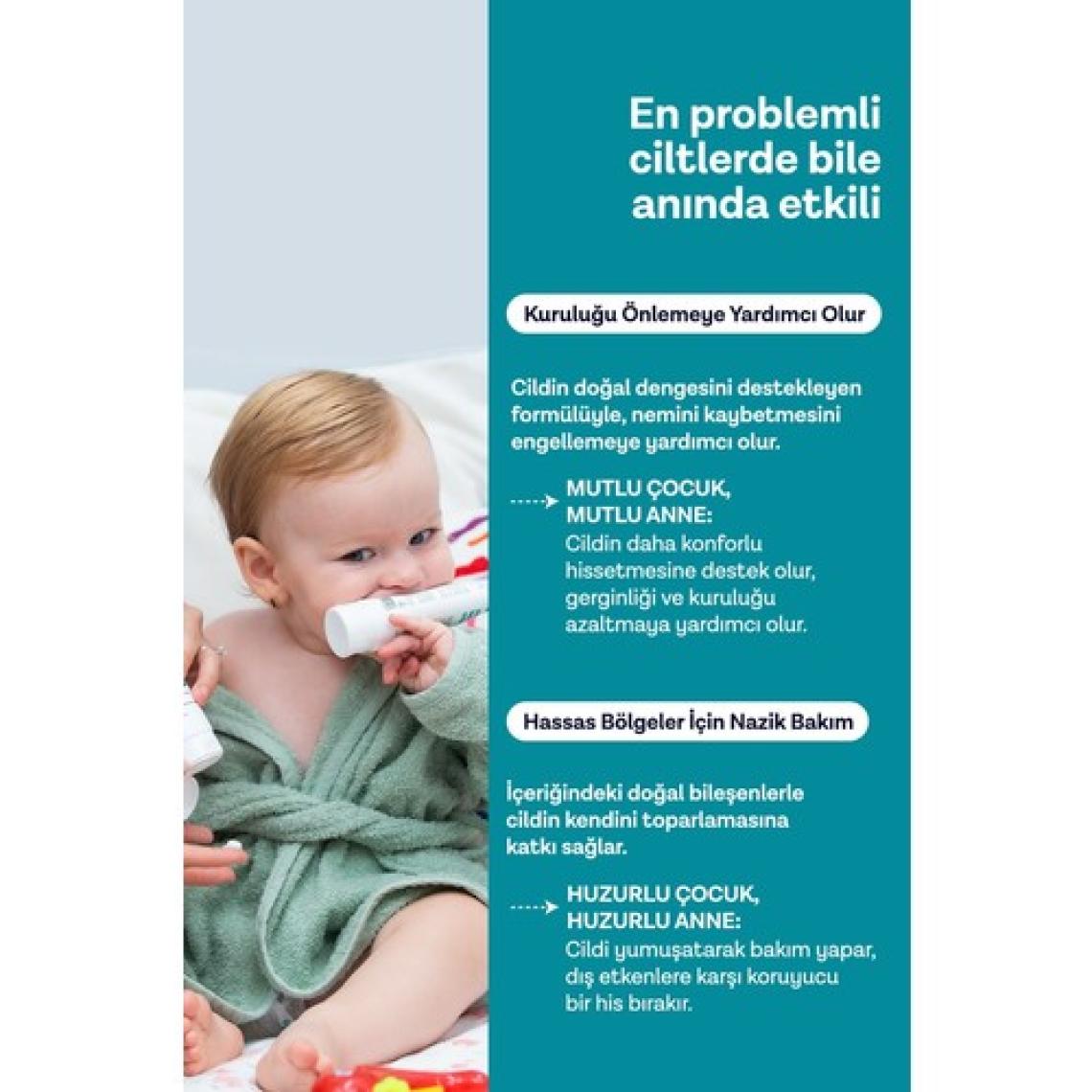 Clinikid Bebek Kremi - Doğal Yağlarla Zenginleştirilmiş, Atopik Ciltler İçin Yatıştırıcı ve Nemlendirici, 0-3 Yaş Arası, Hayvan Desenli