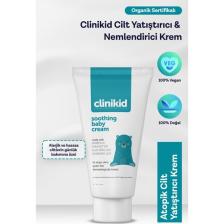 Clinikid Bebek Kremi - Doğal Yağlarla Zenginleştirilmiş, Atopik Ciltler İçin Yatıştırıcı ve Nemlendirici, 0-3 Yaş Arası, Hayvan Desenli