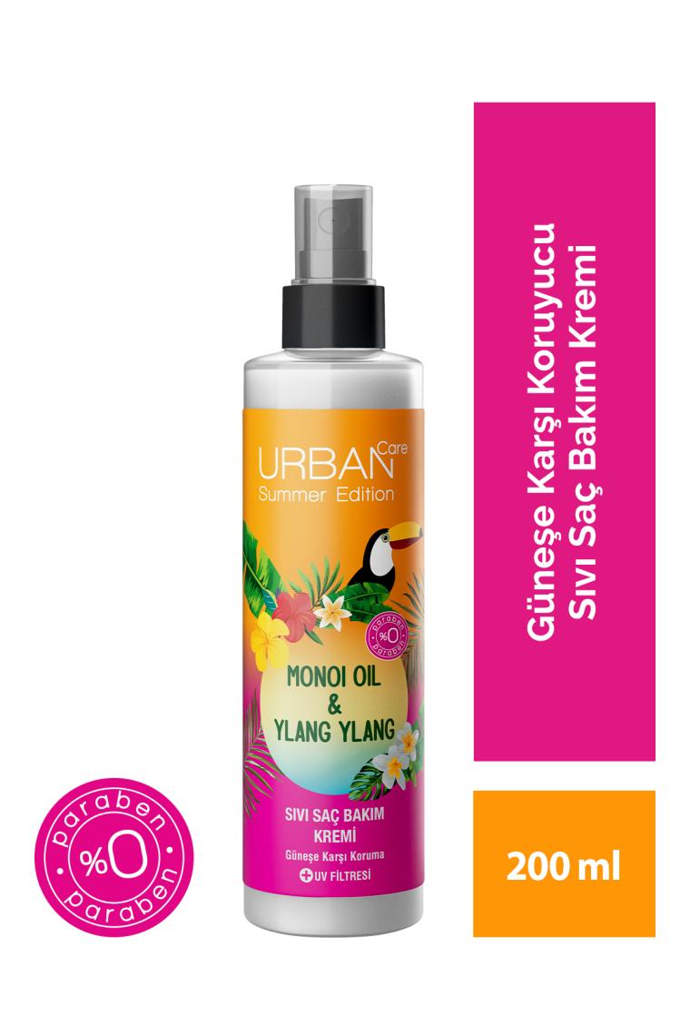 Urban Care Monoi Oil & Ylang Ylang Güneş Sonrası Koruyucu Sıvı Saç Bakım Kremi 200 ml