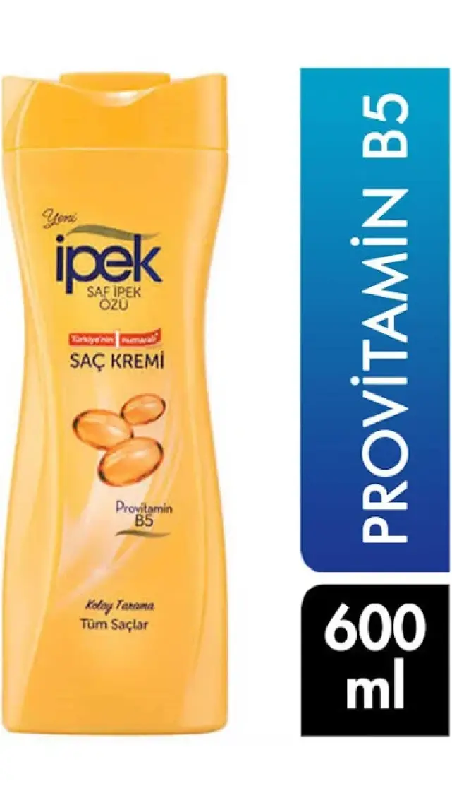 İpek Saf İpek Özlü Tüm Saçlar İçin Saç Kremi 600 Ml