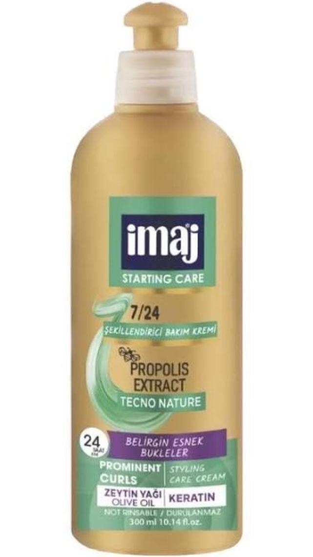 Imaj 7/24 Şekillendirici Saç Bakım Kremi Belirgin Esnek Bukleler 300 Ml