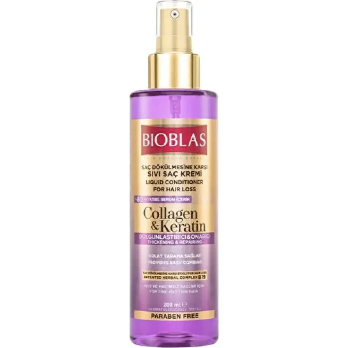 Bioblas Sıvı Saç Kremi +Keratin 200ML