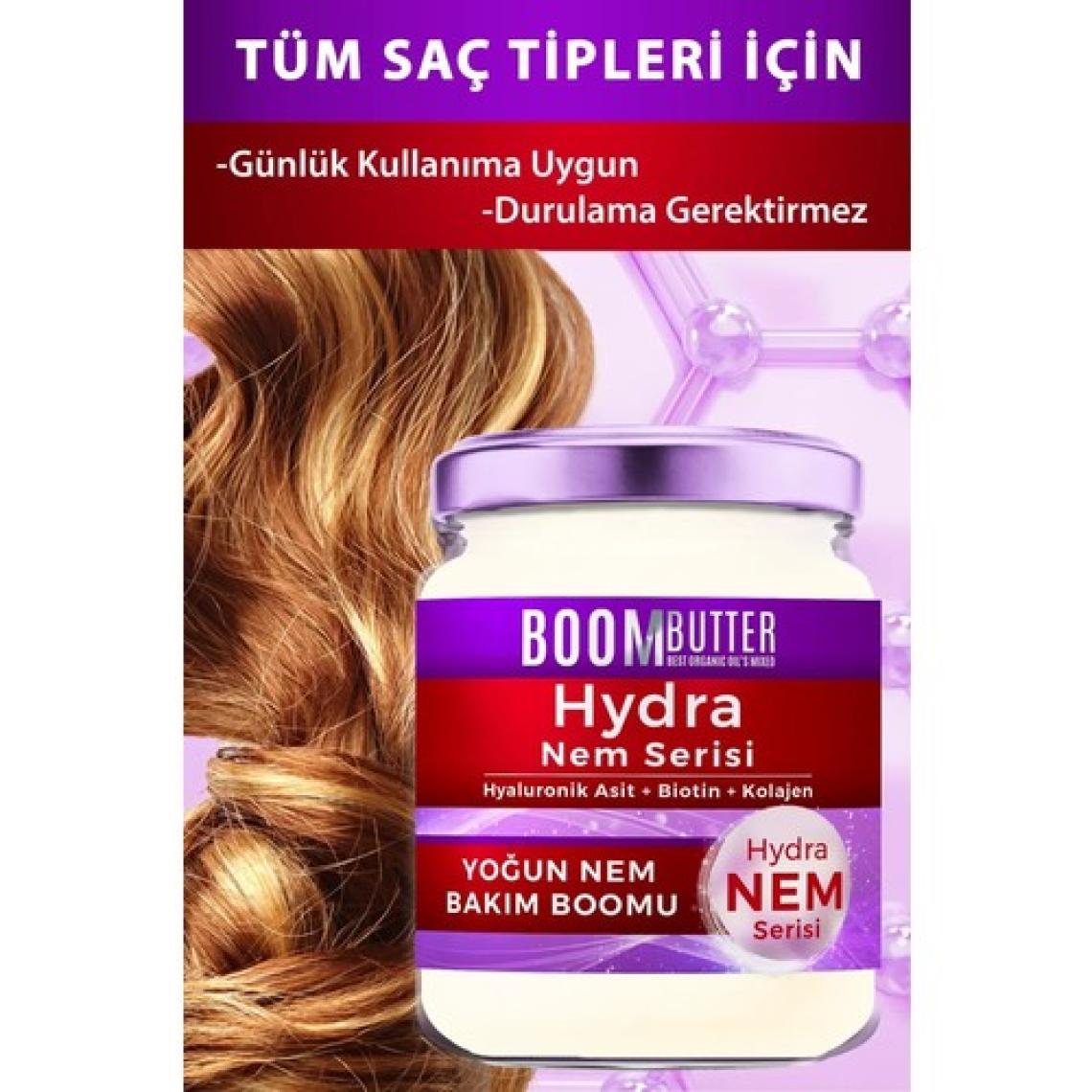 BOOM BUTTER Hydra Yoğun Nem Besleyici Kırılma Önleyici Saç Bakım Boom'u 190 ML