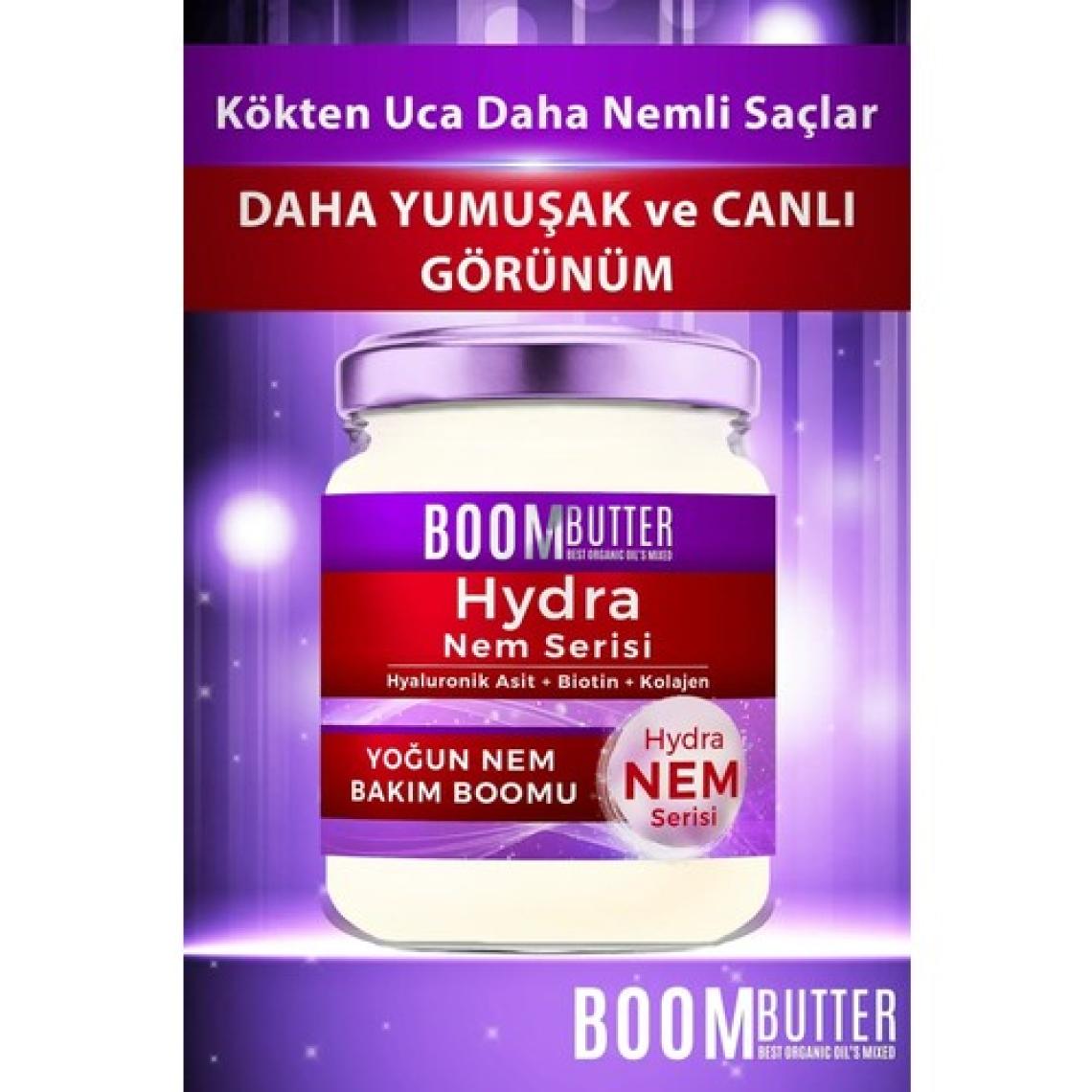 BOOM BUTTER Hydra Yoğun Nem Besleyici Kırılma Önleyici Saç Bakım Boom'u 190 ML