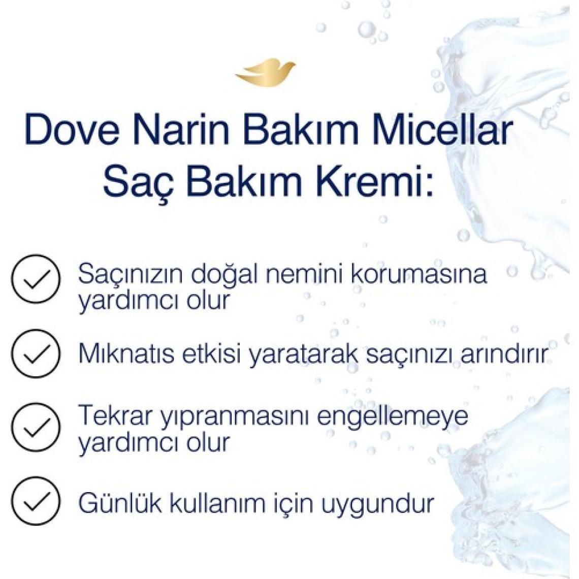 Dove Saç Bakım Kremi Narin Bakım Hassas İnce Telli Saçlar İçin 350 ML
