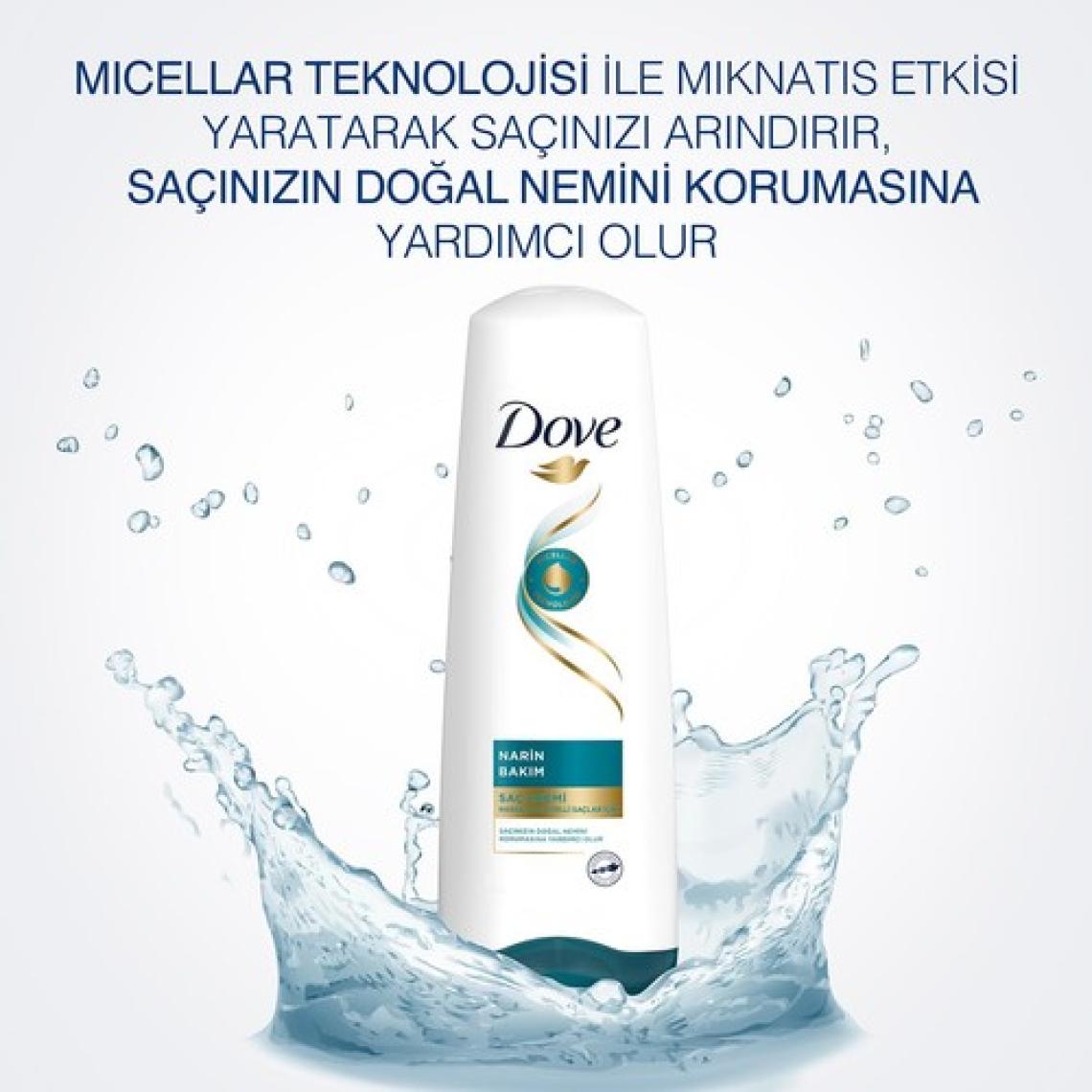 Dove Saç Bakım Kremi Narin Bakım Hassas İnce Telli Saçlar İçin 350 ML